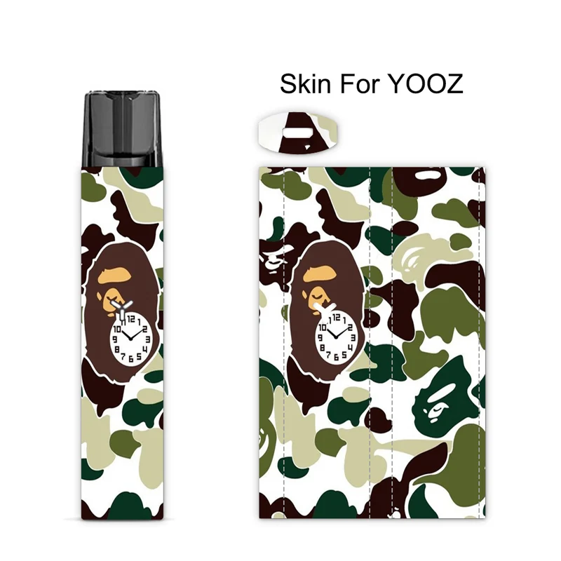 3 Камуфляжная наклейка печать кожи для YOOZ крышка пленка чехол для YOOZ электронная сигарета - Цвет: 3