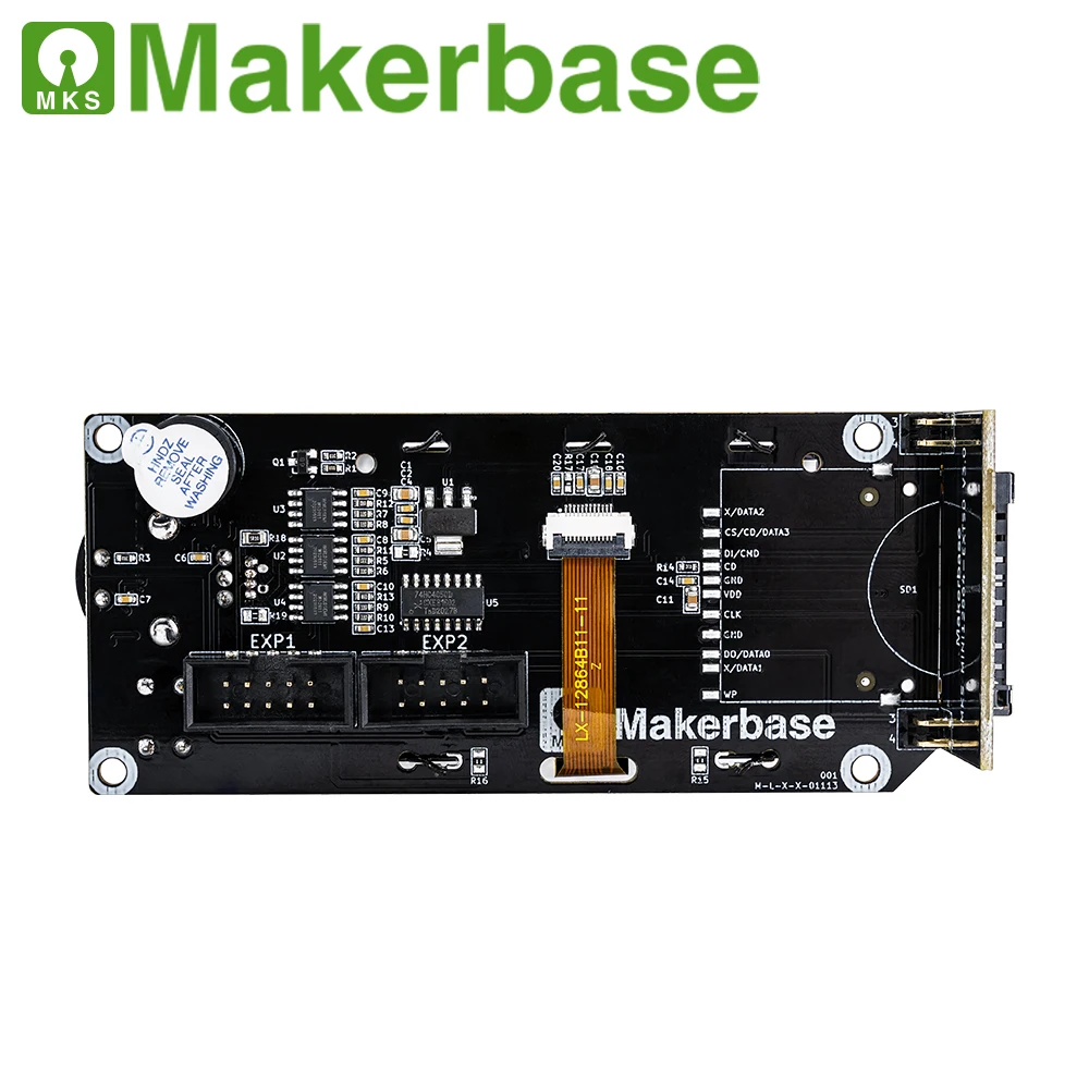 Makerbase-tela de Lcd com Display Inteligente para Impressora 3d Peças para Cartão sd Mini 12864 - Imagem 2