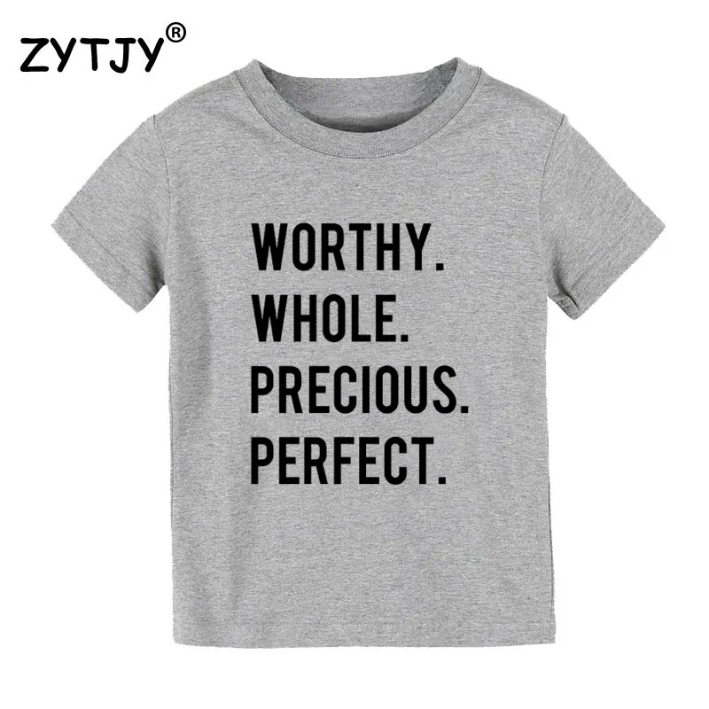 Детская футболка с принтом «worthy whose precious peater» футболка для мальчиков и девочек, детская одежда для малышей Забавные футболки Tumblr, CZ-135