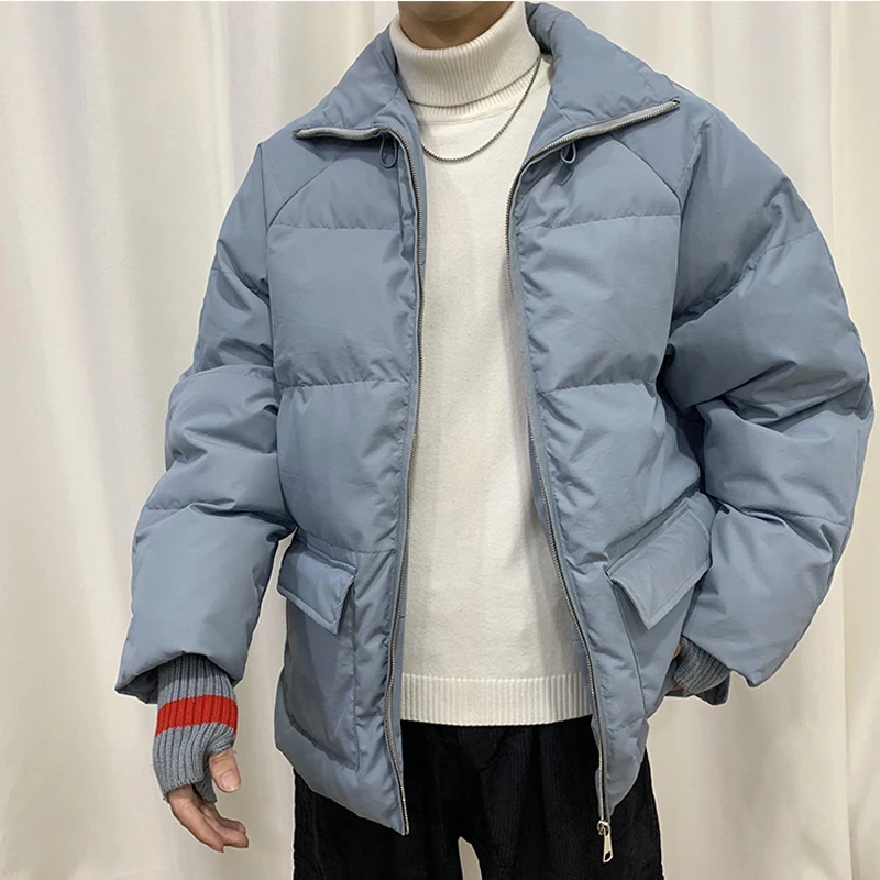 Мужская парка, пальто больших размеров 5XL, Зимняя Толстая Новинка, корейская мода, повседневная свободная парка большого размера, Мужская теплая хлопковая куртка M-5XL