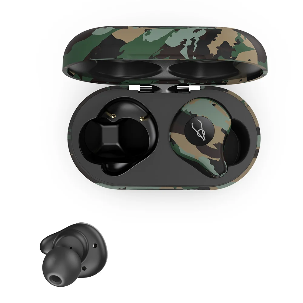 Sabbat E12 ультра Bluetooth наушники TWS наушники настоящие Беспроводные наушники с двойной микрофон Спортивная гарнитура AptX/SBC/AAC для телефона - Цвет: Зеленый