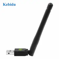 KEBIDU USB WiFi адаптер Бесплатный драйвер 150 Мбит/с ЛВС USB Ethernet 2,4G Wi-Fi сетевая карта антенна Wi-Fi ключ USB Ethernet 2dBi 4dBi