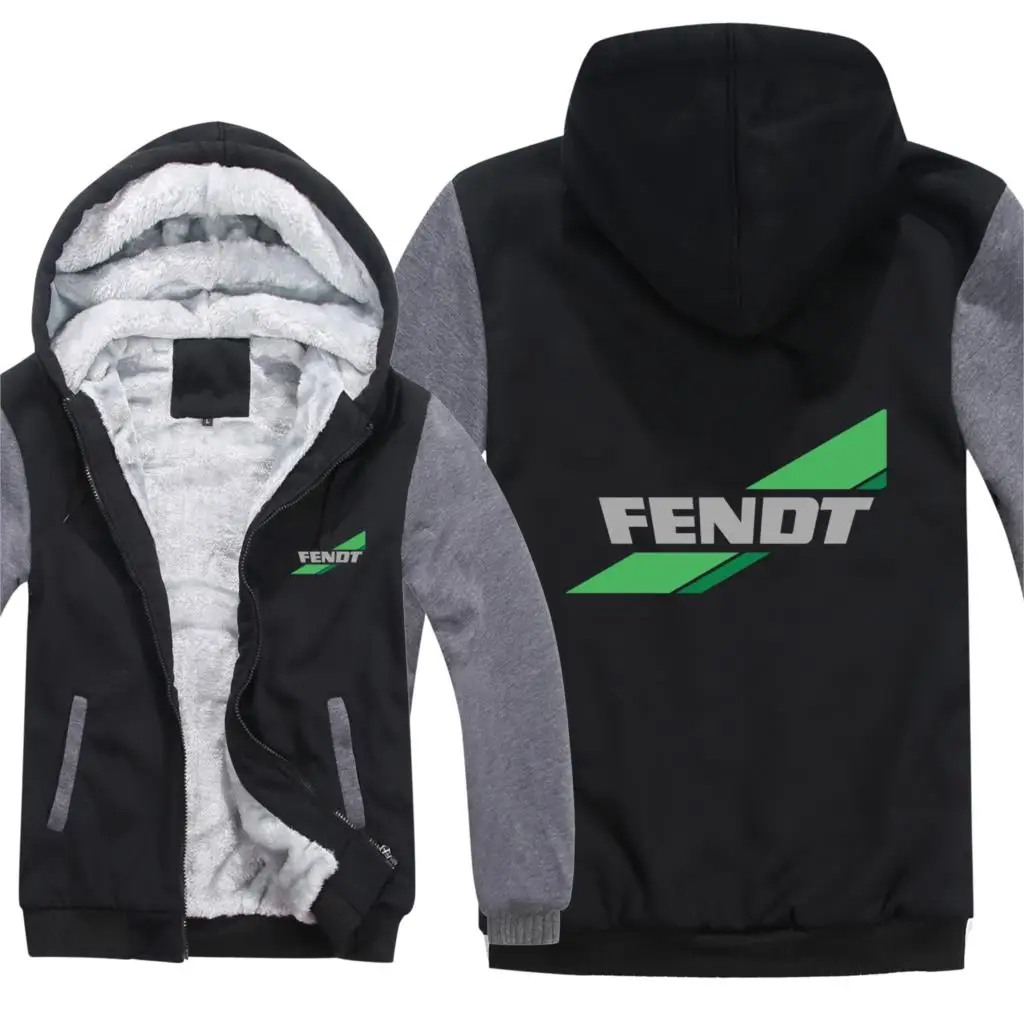 Fendt толстовки зимние для мужчин Мода Шерсть подклад куртки утолщаются Fendt толстовки человек пальто пуловер HS-110