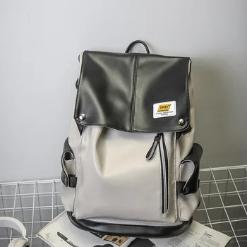 

Large-capacity Backpack Bag Men's Fashion Trend Female High School Students Computer Backpack Leisure Travel