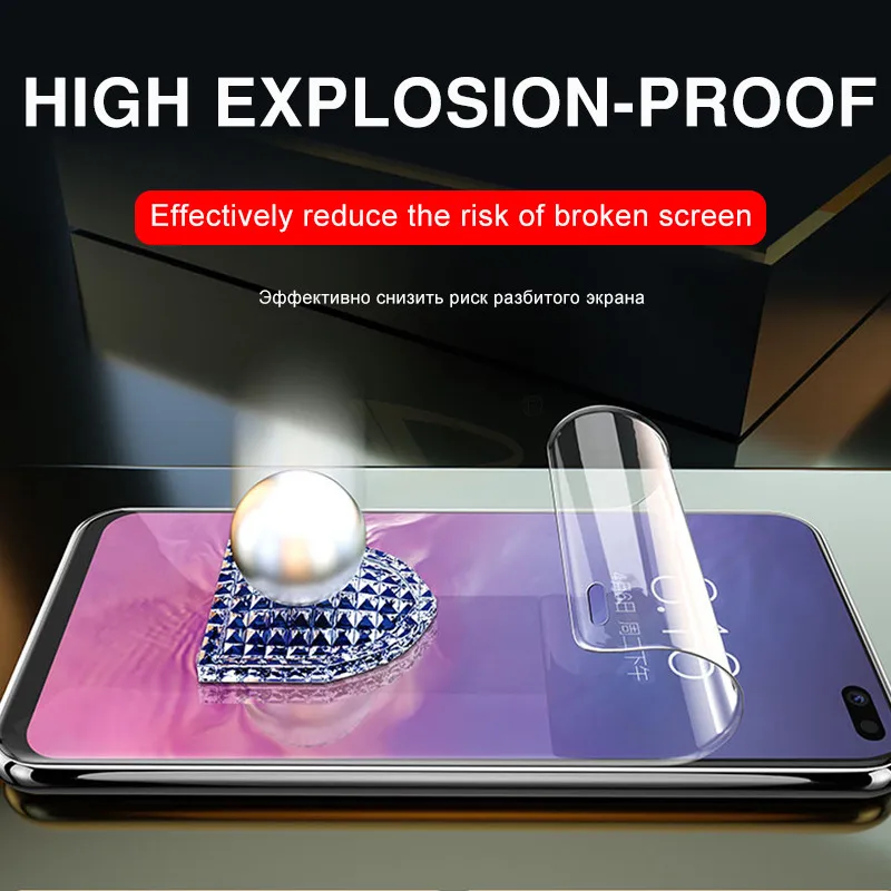 1-3 шт 100D мягкая Гидрогелевая пленка для samsung Galaxy Note 10 8 9 Pro S8 S9 S10 PLus S10E полная защита экрана(не стекло