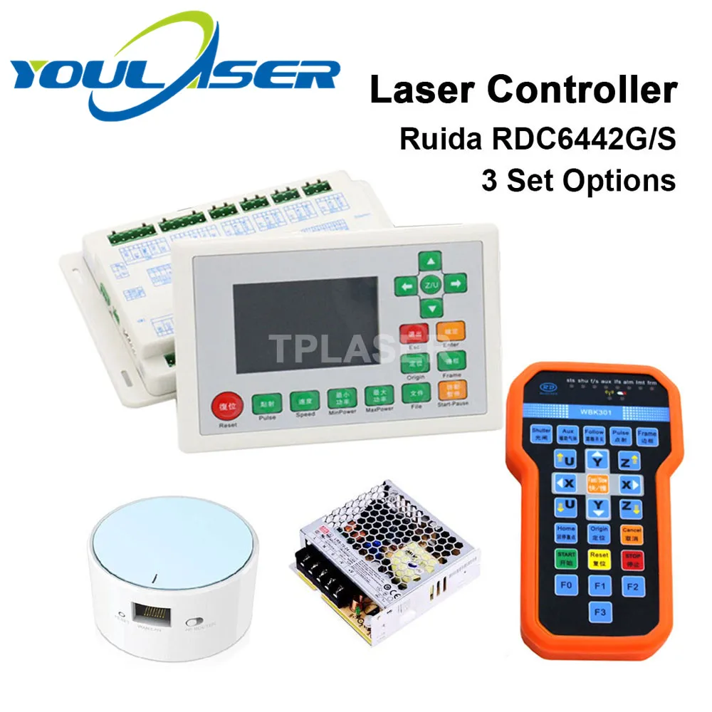 Ruida RDC6442G DSP лазерный контроллер PSU Wi-Fi ручка для Co2 лазерной гравировки и резки