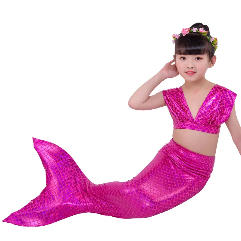 Купальный костюм для костюмированной вечеринки; детский купальник с хвостом русалки; купальный костюм; комплекты купальных костюмов - Цвет: 403-F