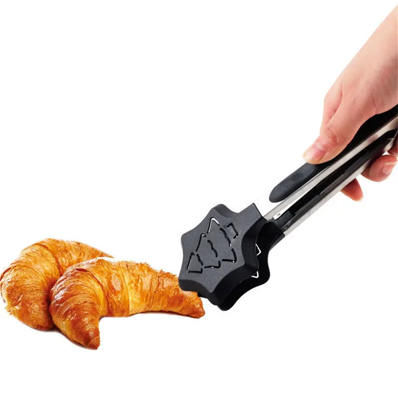 Christmas Theme Creative Nylon Food Clip DIY Food Forks Clip Cake Bread Tong Multi-functional Kitchen Cooking Tool