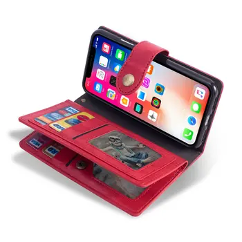 

Fashion Multifunction Wallet case for Apple iPhone 6 6S 7 8 Plus Cover Coque iPhone 8Plus Case Flip Cover for Etui iPhone X Case