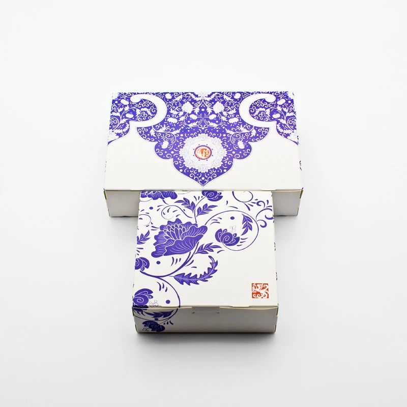 

50 шт. подарочная коробка свадебные конфеты печенья кекс бумажная подарочная упаковка коробка фарфоровый узор картонные подарочные коробки для свадебной вечеринки