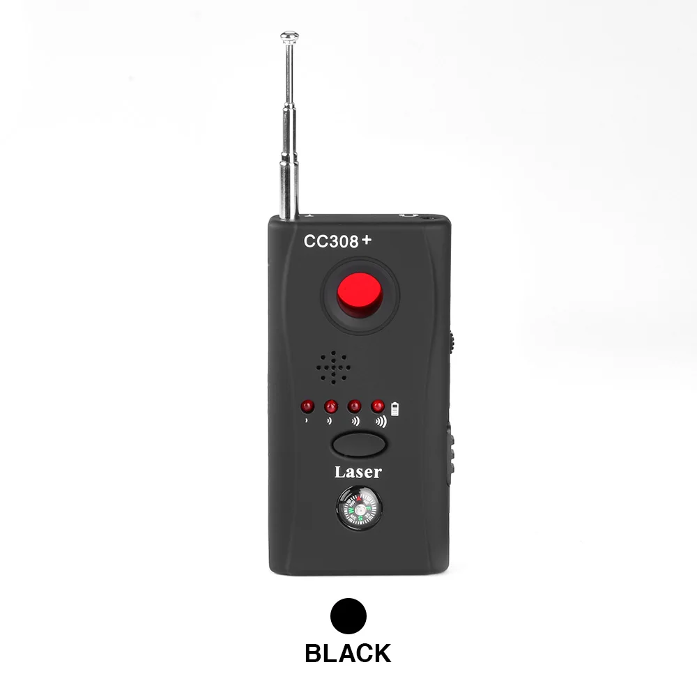 Full Range Anti- Spy Bug Detector CC308+ Mini Wireless Camera Hidden Signal GSM WiFi Bug Detector Probe Monitor Anti SPY