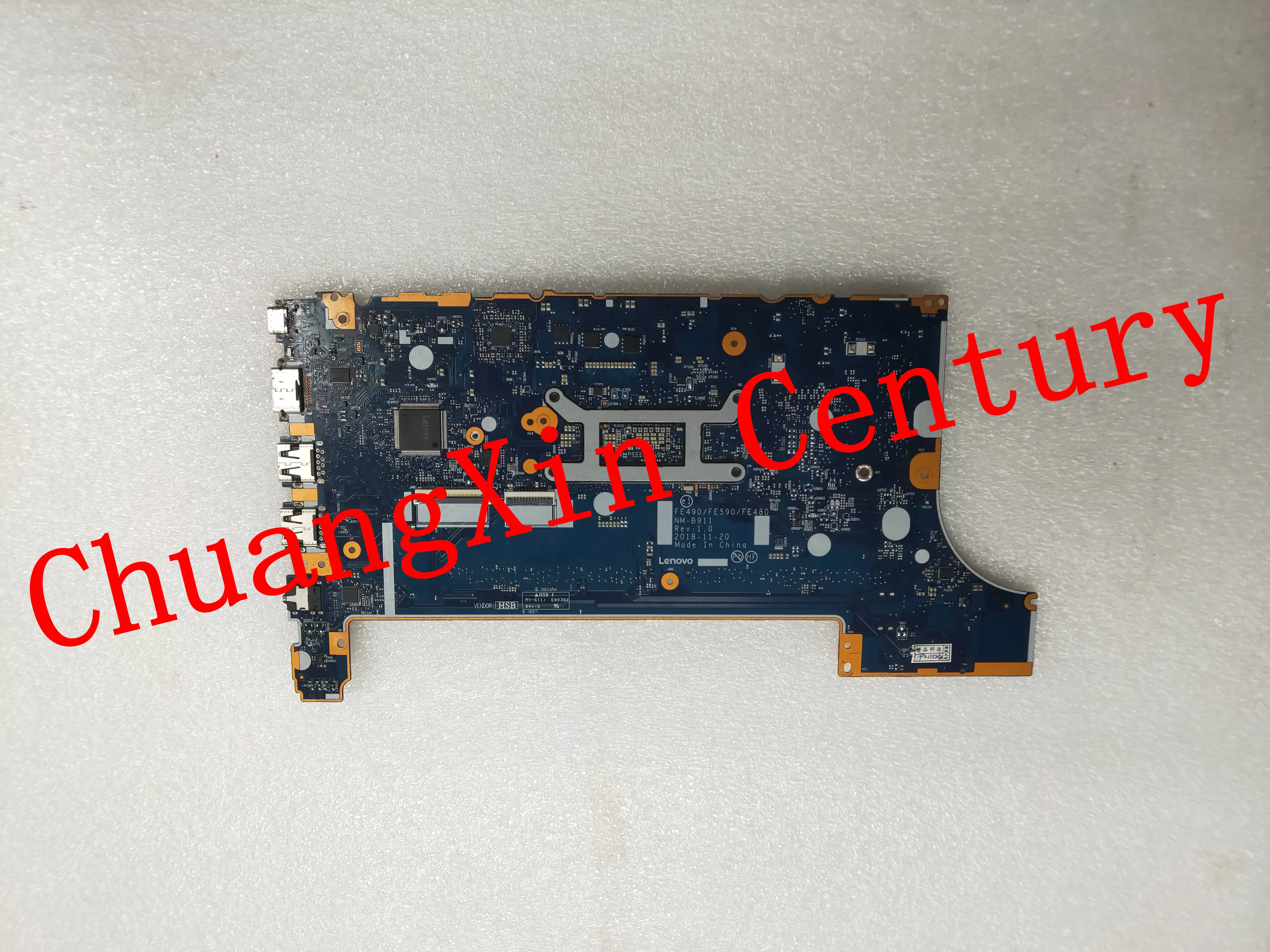 Материнская плата для ноутбука ThinkPa E490 FE490/FE590/FE480 NM-B911 с процессором i7 оригинальная интегрированная материнская плата полностью протестирована