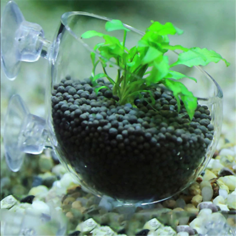 Аксессуары для аквариума, прозрачный стеклянный горшок для растений, чашка для растений, держатель для аквариума, пейзажи, чашки
