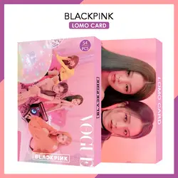 54 шт./компл. Kpop blackpink LOMO карта новый альбом фото карта Jisoo Rose Lisa JIEENE Фотокарта HD Альбом Плакат K-POP blackpink