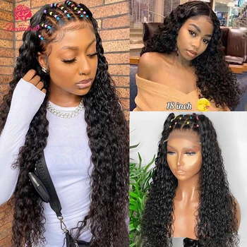 

4x4 Lace Closure Wig Brazilian Human Hair Wig Jerry Curly Wig 360 Lace Frontal Lace Wig Curly Lace Wigs For Black Women Beauhair