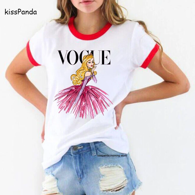 Футболка Vogue Camisetas Verano Mujer 2020 тонкая футболка с буквенным принтом Harajuku женская
