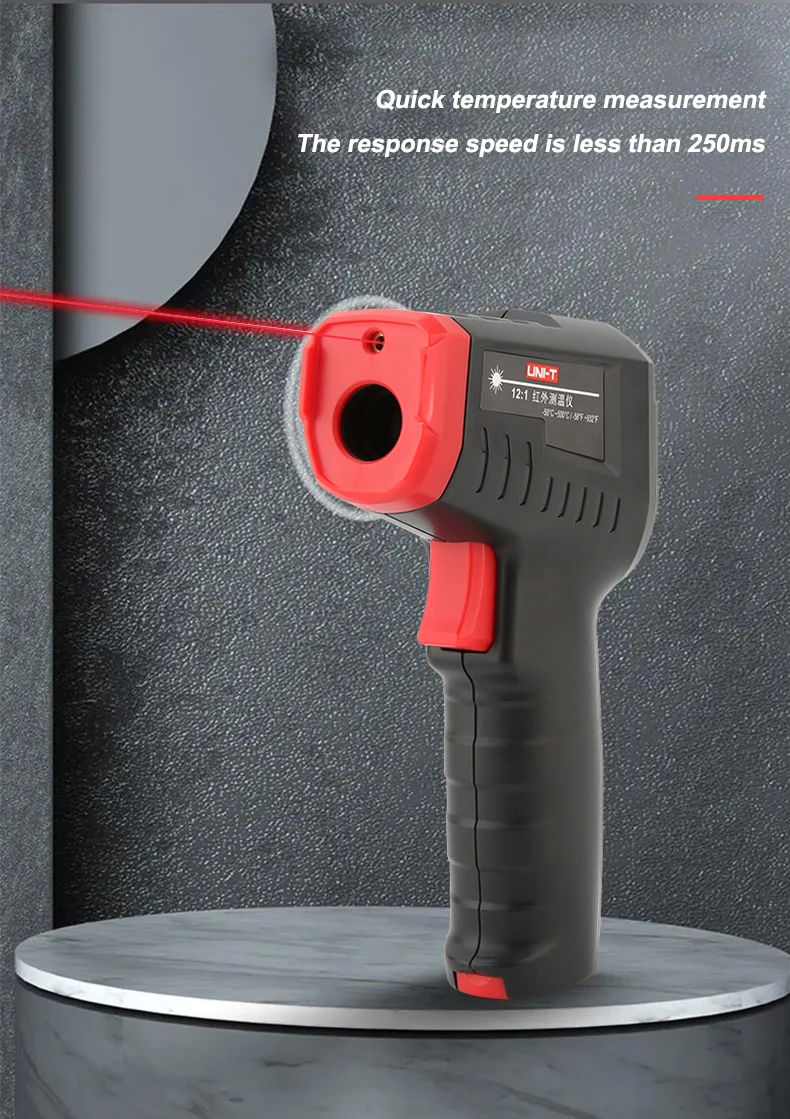 termômetro laser medidor de temperatura arma-50-500 termometro