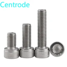 Din912 304 rosca reverso de aço inoxidável/rosca esquerda/parafuso hexagonal interna esquerda/parafuso m4-m12 1 peça