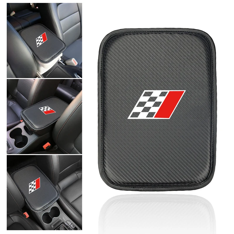 

Car Armrest Pad Covers Auto Seat Armrests Storage Protection Cushion for Seat Leon Ibiza cupra Altea Belt Racing