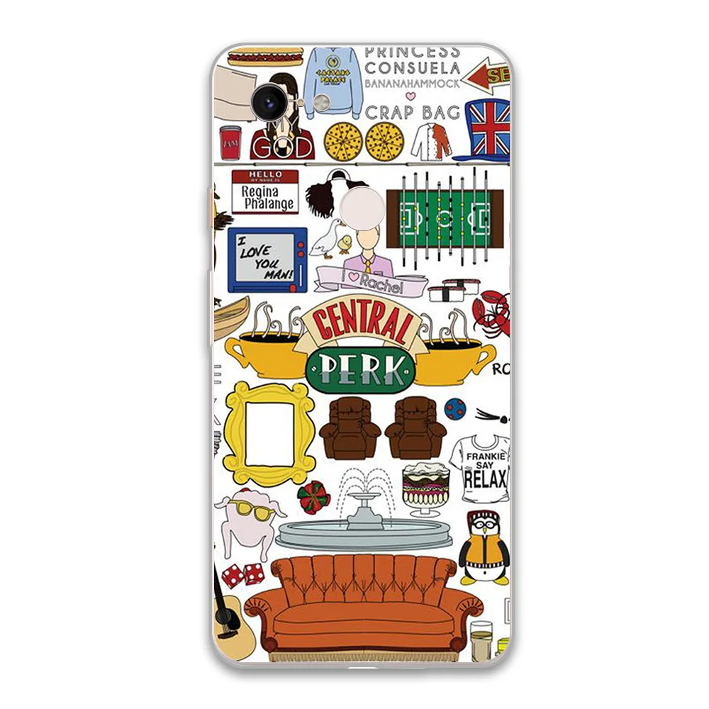 Friends TV Case For Google Pixel 4 5 3 2 XL Cover for Pixel 3a 4a XL 5G Soft Silicone TPU Luxury Shockproof Phone Protect Fundas