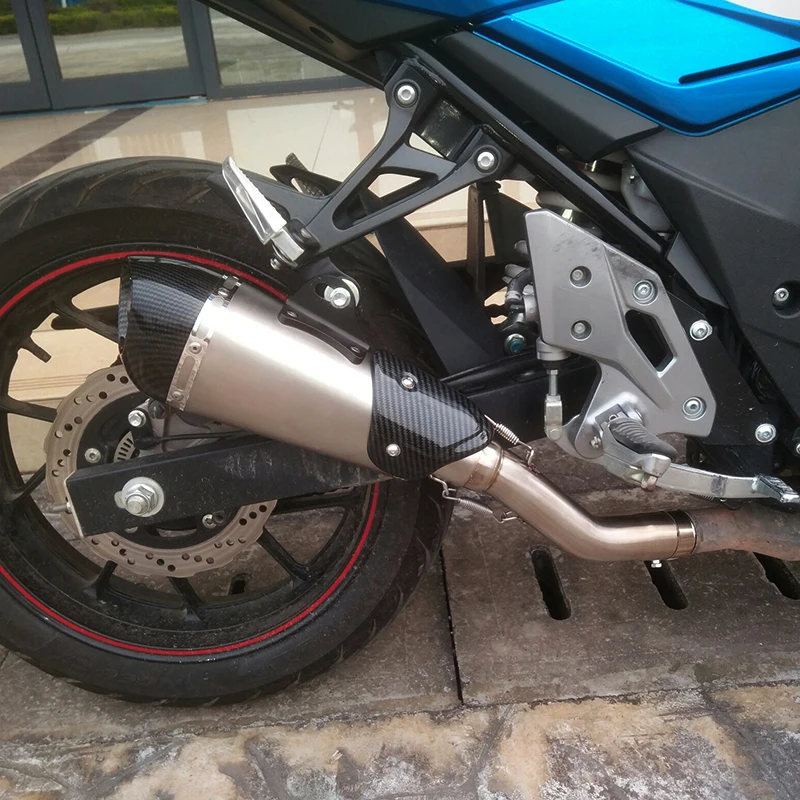 GSX250R GW250F GSXR600/750 GSXR1000 K6 K7 K8 K9 K11 глушитель выхлопной трубы среднего звенья стальной 51 мм Соединительный адаптер трубы