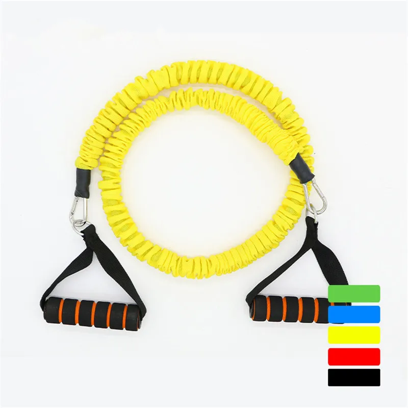 

5 Colors Yoga Pull Rope Fitness Resistance Bands Exercise Tubes Practical Training Elastic Band Rope Yoga Workout Cordages