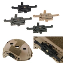 Нейлоновый Тактический шлем Крепление Адаптер подходит для быстрой железнодорожной HD камеры легкий