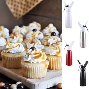 

2019 Supreme Quality 500ML Artisan Whipped Cream Dispenser Cream Whipper With Decorating Nozzles 5