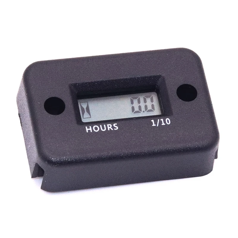 Reamocea Inductive Digital Hour Meter Tachometer Waterproof LCD Display Fit for Bike ATV Motorcycle Snowmobile Motocross Truck - Цвет: Black