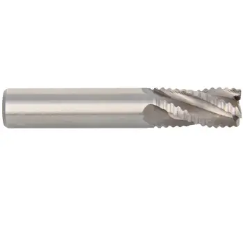 

Utoolmart 4 Flutes Roughing Milling Cutter HSSAL Straight Shank Drill Bits Machine Milling Cutting Solide Tools For Woodworking