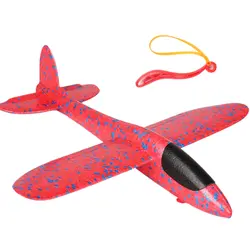 38 см epp пена ручной бросок самолет Резиновая лента выталкивание Открытый Запуск Plane Самолет подарок игрушки для детей игра для детей