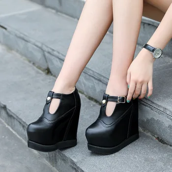 

Model Catwalk 15 Cm Super High Heel Short Boots European and American Sexy High Heels Wedges Within Increased Womens Ankle Boots