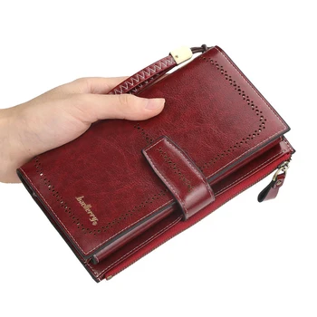 

New Style Women's Wallet Long-Style Metal Tassled Buckle Clutch Card Bit More Mobile Phone Bag