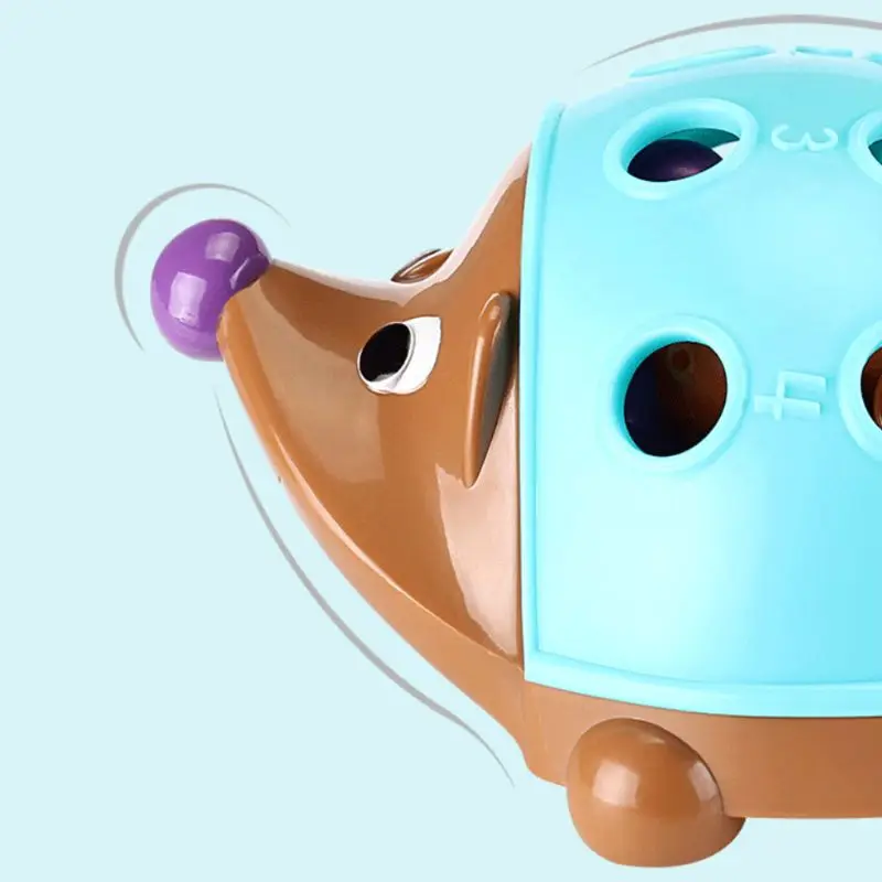 Отличная моторная игра, игрушка для детей, ежик, головоломка, кукла, концентрационная тренировка, рука-глаз, Координационная игрушка, Игрушки для раннего образования
