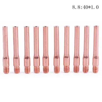 

10pcs OTC Welding Torch Contact Tips Copper Gas Nozzle 0.8/1.0/1.2/1.4/1.6mm