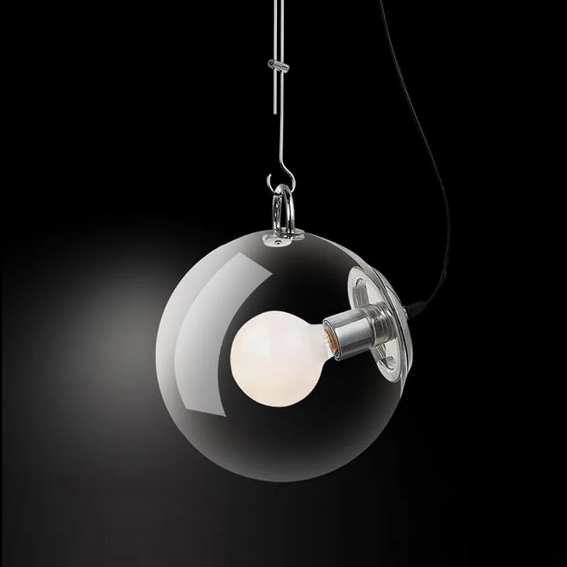 pendant lamp Стеклянные подвесные лампы с пузырьковыми шариками, люстры для мыла, простые люстры для гостиной, кофейного бара, потолочные лампы для прихожей, балкона - Цвет корпуса: pendant lamp