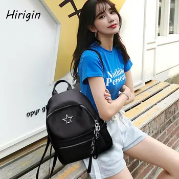 

fashion unisex Anti theft Waterproof Mini Oxford Backpack Rucksack School Bag Travel Bagpack Double Shoulder Bags Black Backpacs