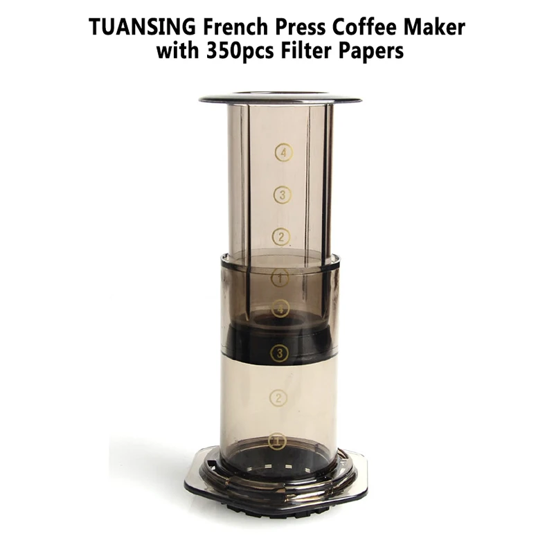 Press Coffee Portable Coffee Maker Air Press Espresso Machine With 350Pcs Filter Papers