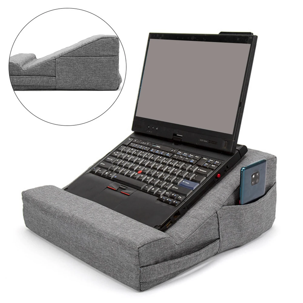 

Non Slip Support Cushion Accessory Rest Laptop Stand Tablet Pillow Easy Use Book Reading Home Solid Gift Multifunctional Holder