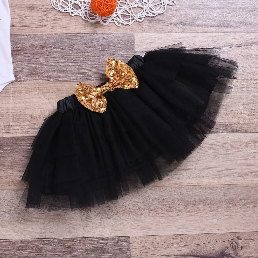 Комплекты одежды для маленьких девочек от 0 до 24 месяцев комбинезон с длинными рукавами и изображением тыквы, платье повязка на голову, обувь, чулки комплект одежды из 4 предметов