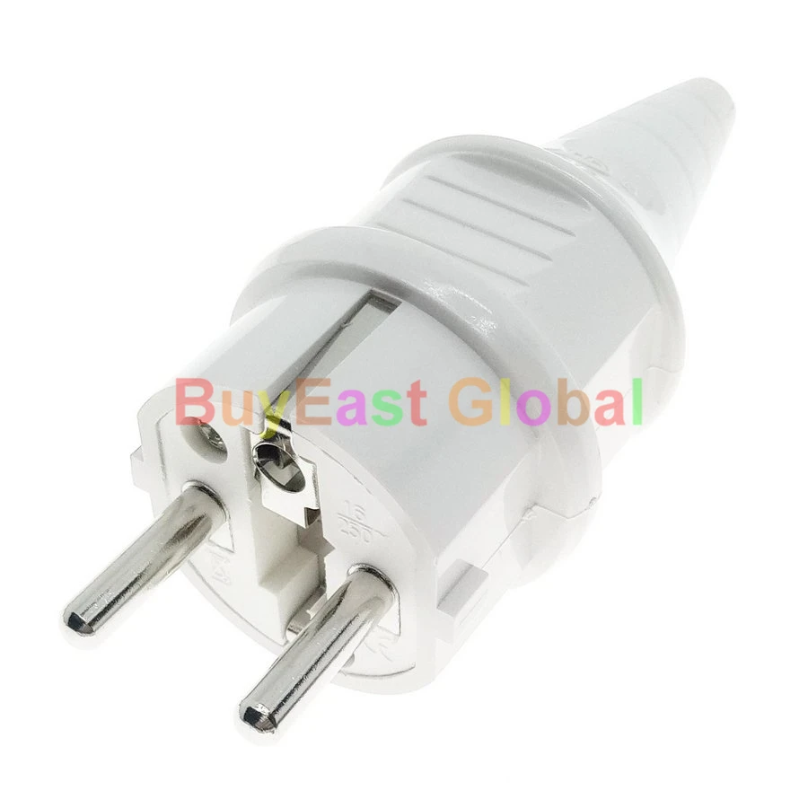 Упаковка 5) ЕС Schuko немецкий французский тип F Rewireable AC power Plug AC100~ 250V 16A черный белый