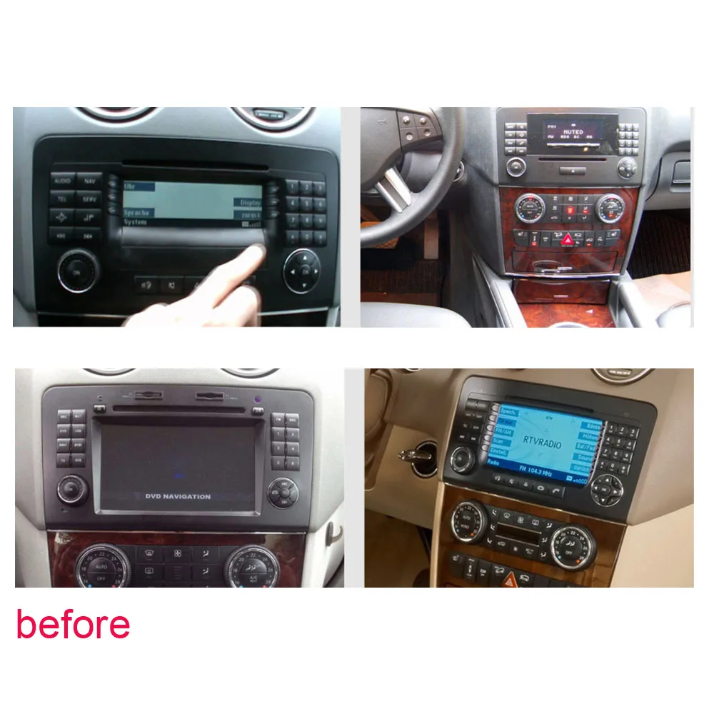 Автомагнитола на Android 10 1 для Mercedes Benz ML GL W164 ML350 ML500 GL320 X164 ML280 GL350 GL450 стерео навигация