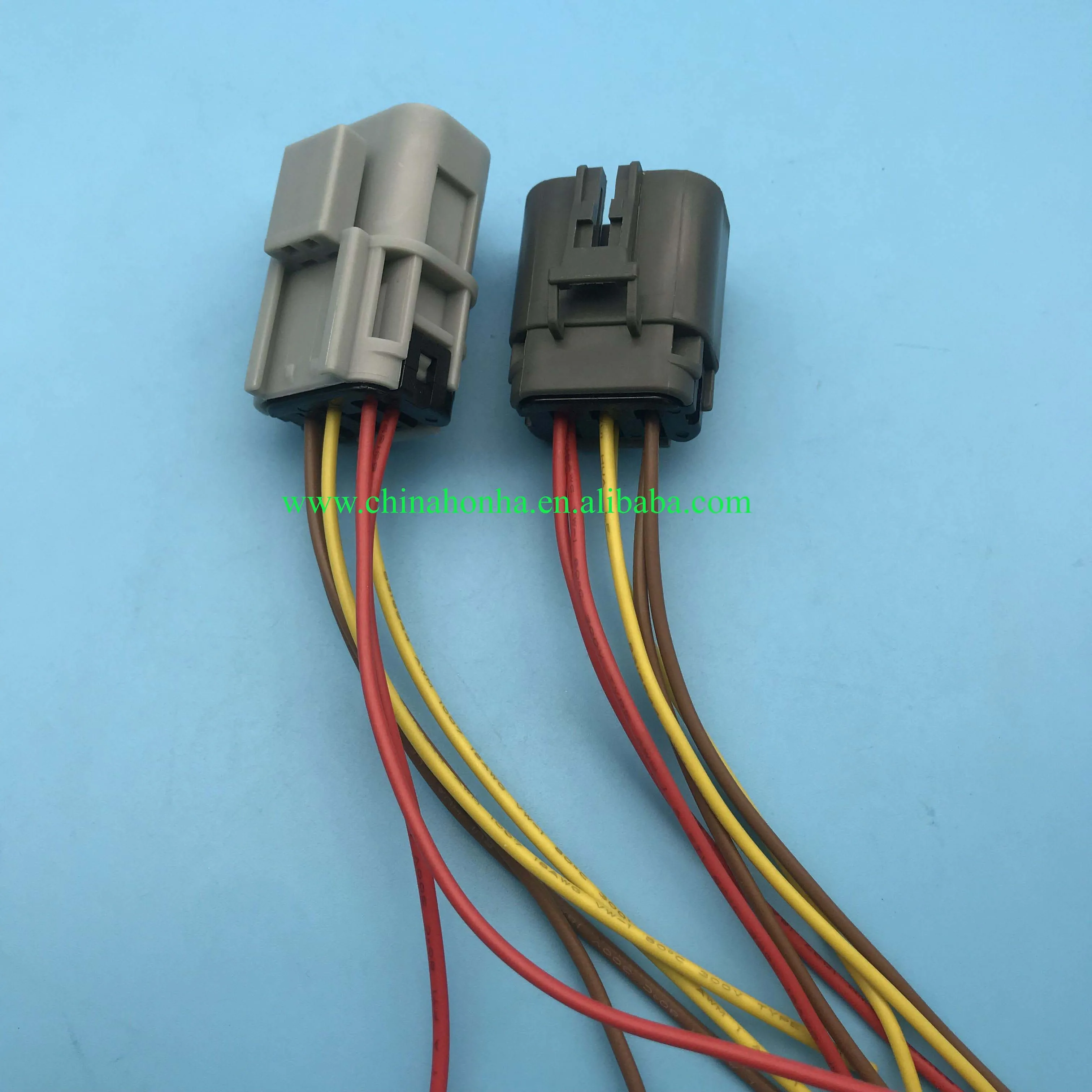 6-pin мужского и женского пола вигателя экскаватора заправки двигатель квадратный разъем для DH225-7 300-5/7 258-5/7 360-5 - Название цвета: 50 pcs
