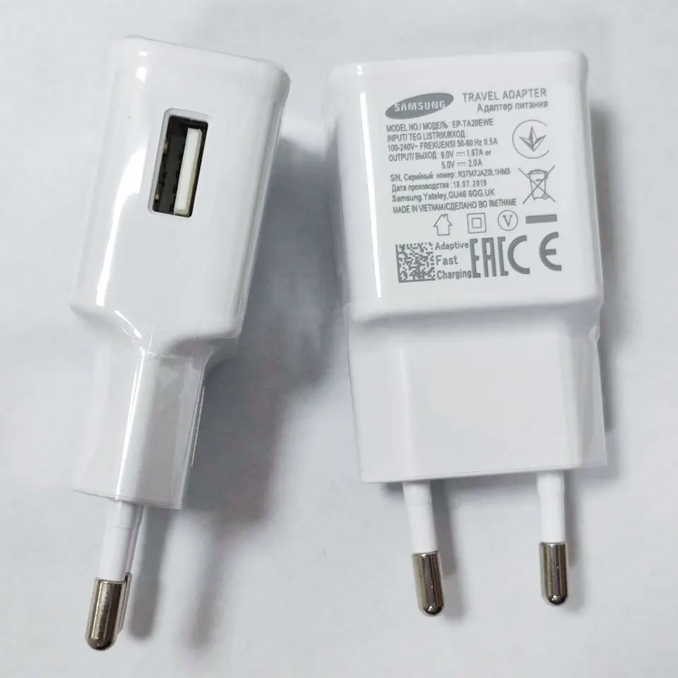 female usb to male phone jack adapter Samsung Fast Charger Usb Charger Adapter 9V 1.67A Quick Charge Type C Cable for Galaxy A30 A40 A50 A70 A60 S8 S9 Plus Note 8 9 iphone to type c converter
