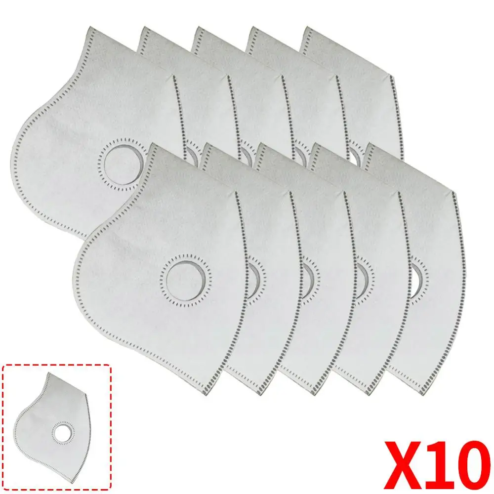 CyclingMaskFilters10 10 шт. Новая маска от пыли из активированного угля фильтры для мотоцикла для велоспорта маска для лица фильтр товары для здоровья - Цвет: CyclingMaskFilters10