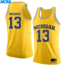 Новое поступление высокое качество желтый Вагнер#1 Wilson#11 колледж футболка ограниченной серии Майки S-XXXL