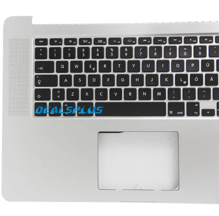 Для MacBook Pro 1" retina A1398 2012 Немецкий DE QWERTZ клавиатура wtihTop чехол Топ чехол Подставка для рук 2012 год