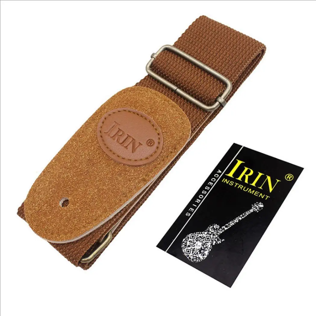 Adjustable Guitar Belt with Leather Ends Electric Comfortable Very solid and durable Strap Accessories | Спорт и развлечения
