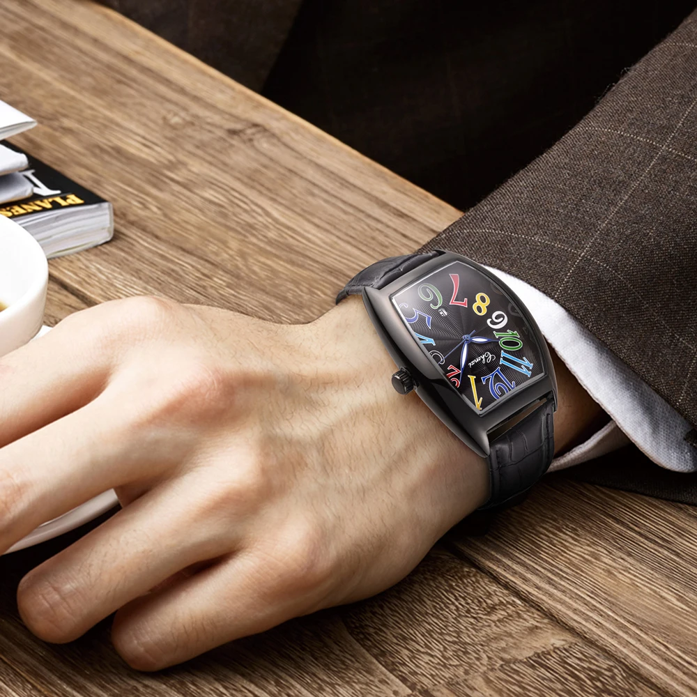 Новинка CHENXI Топ бренд класса люкс мужские s часы мужские часы Дата Бизнес кожаный ремешок для часов кварцевые наручные часы Мужские часы подарок 8217