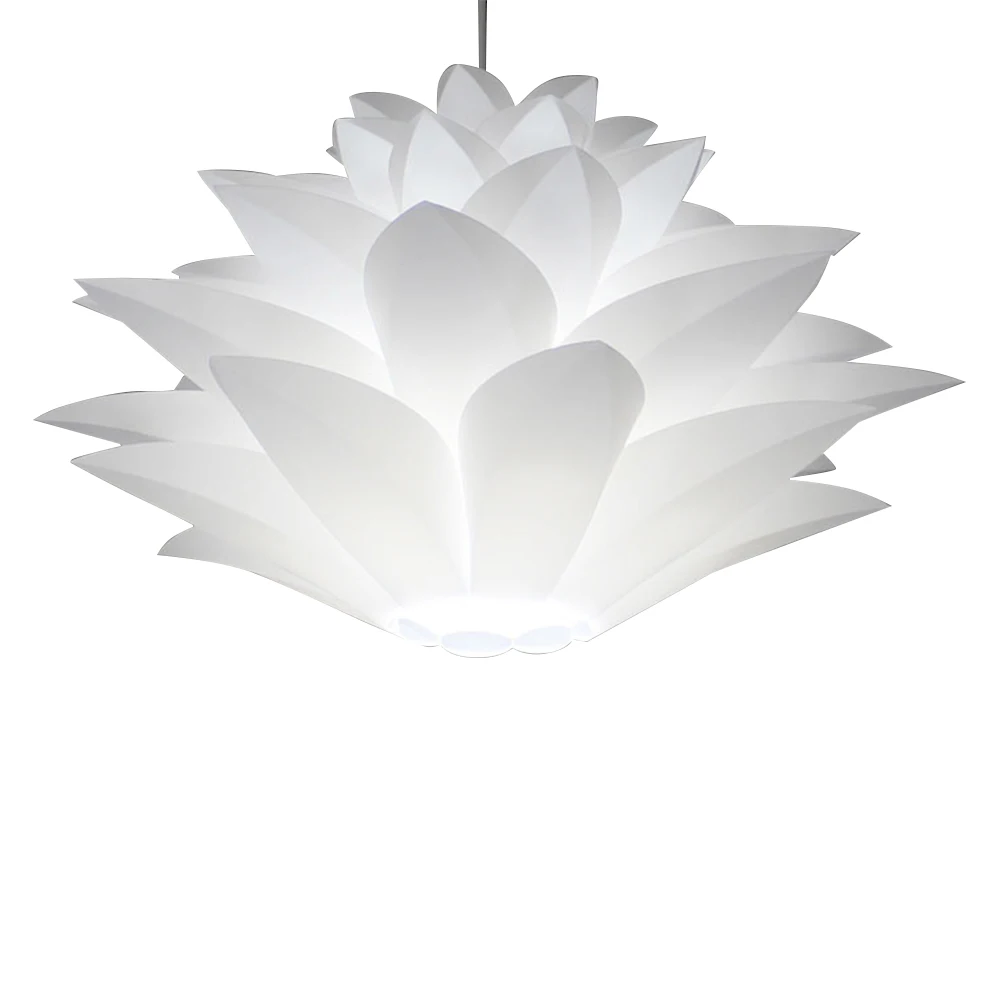 DIY Lotus Puzzle подвесной светильник E27 подвесной светильник кафе гостиная ресторан потолочное украшение комнаты светодиодный подвесной светильник
